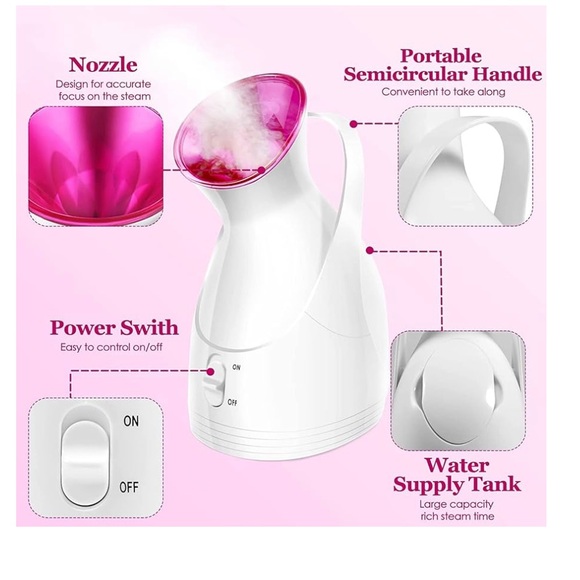 Nano-Ionic Facial Steamer (new in box, never used) - Picture 7 of 8